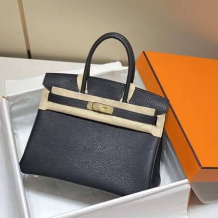 Top Quality Hermès Birkin Black Gold