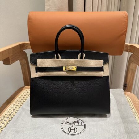 Top Quality Hermès Birkin Epsom Black Noir Gold