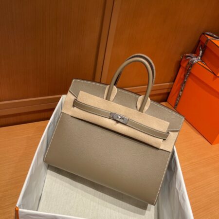 Top Quality Hermès Birkin Epsom Elephant Grey