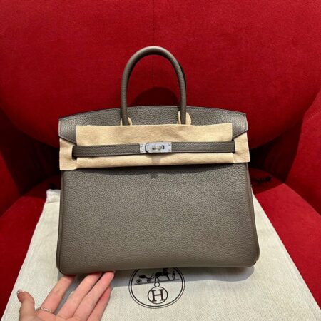 Top Quality Hermès Birkin Pewter Gray Togo