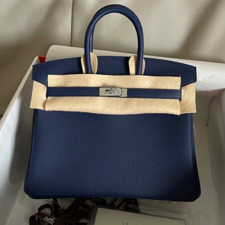 Top Quality Hermès Birkin Sapphire Blue Togo
