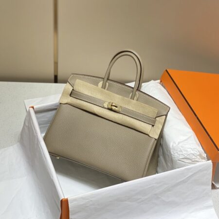 Top Quality Hermès Birkin Turtledove Silver