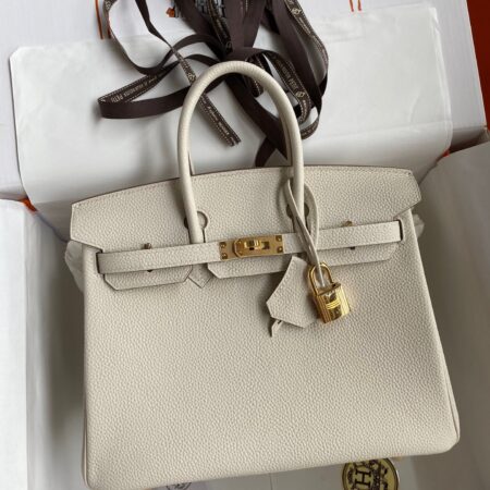Top Quality Hermès Birkin White Togo Gold