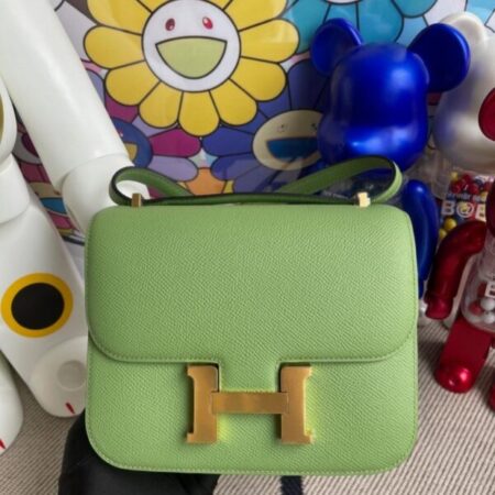 Top Quality Hermès Constance 18Cm Light Green
