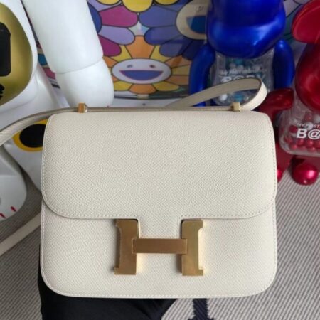 Top Quality Hermès Constance 18Cm White