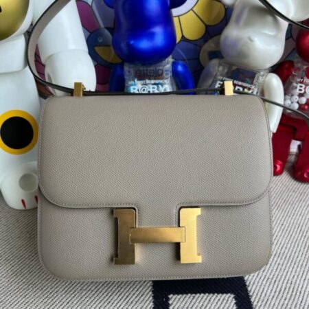 Top Quality Hermès Constance 24Cm Gris Ashpite