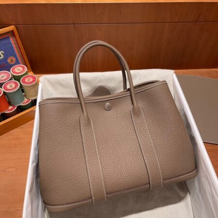 Top Quality Hermès Garden Party 30Cm Etoupe