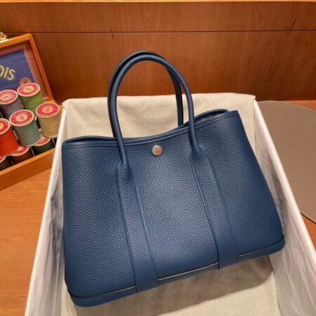 Top Quality Hermès Garden Party 30Cm Ocean Blue