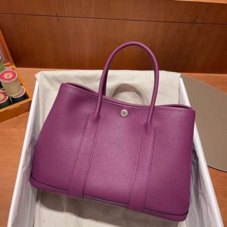 Top Quality Hermès Garden Party 30Cm Purple
