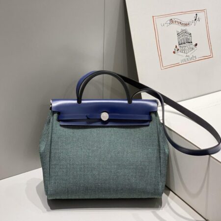 Top Quality Hermès Herbag 31Cm Green