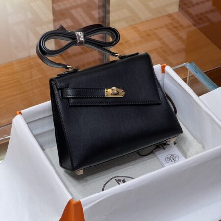 Top Quality Hermès Kelly Desordre Black