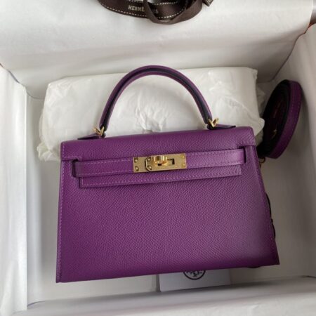 Top Quality Hermès Kelly Epsom Anemone Purple