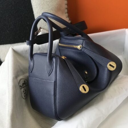 Top Quality Hermès Lindy Sapphire Blue