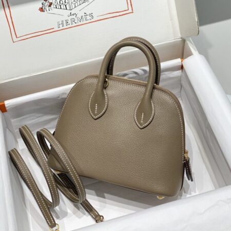 Top Quality Hermès Mini Bolide – Elephant Gray