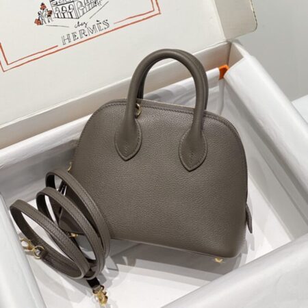 Top Quality Hermès Mini Bolide – Tin Gray