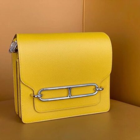 Top Quality Hermès Sac Roulis Yellow