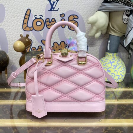 Top Quality LV Alma Bb Pink