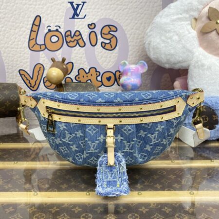 Top Quality LV Bumbag Waist Denim