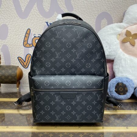 Top Quality LV Discovery Backpack Black Canvas