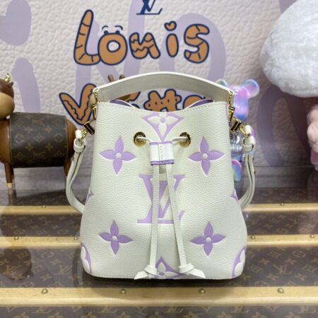 Top Quality LV Neonoe Bb Bag White – Purple