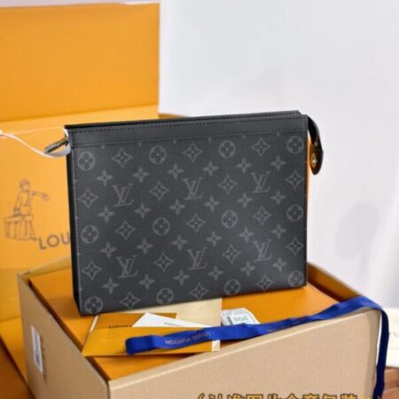 Top Quality LV Pochette Voyage Black
