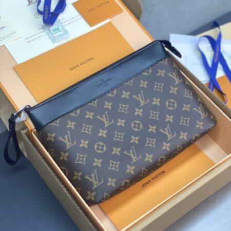 Top Quality LV Pochette Voyage Souple Brown