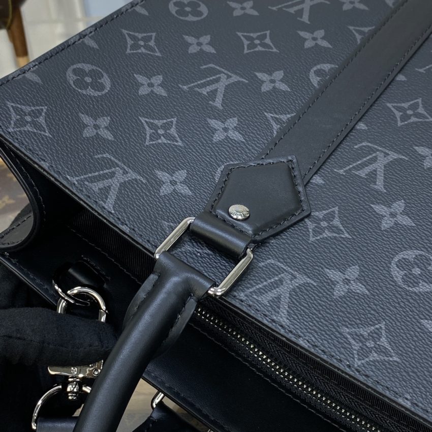 Top Quality LV Sac Plat M Black - View 3