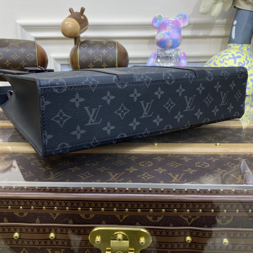Top Quality LV Sac Plat M Black - View 6