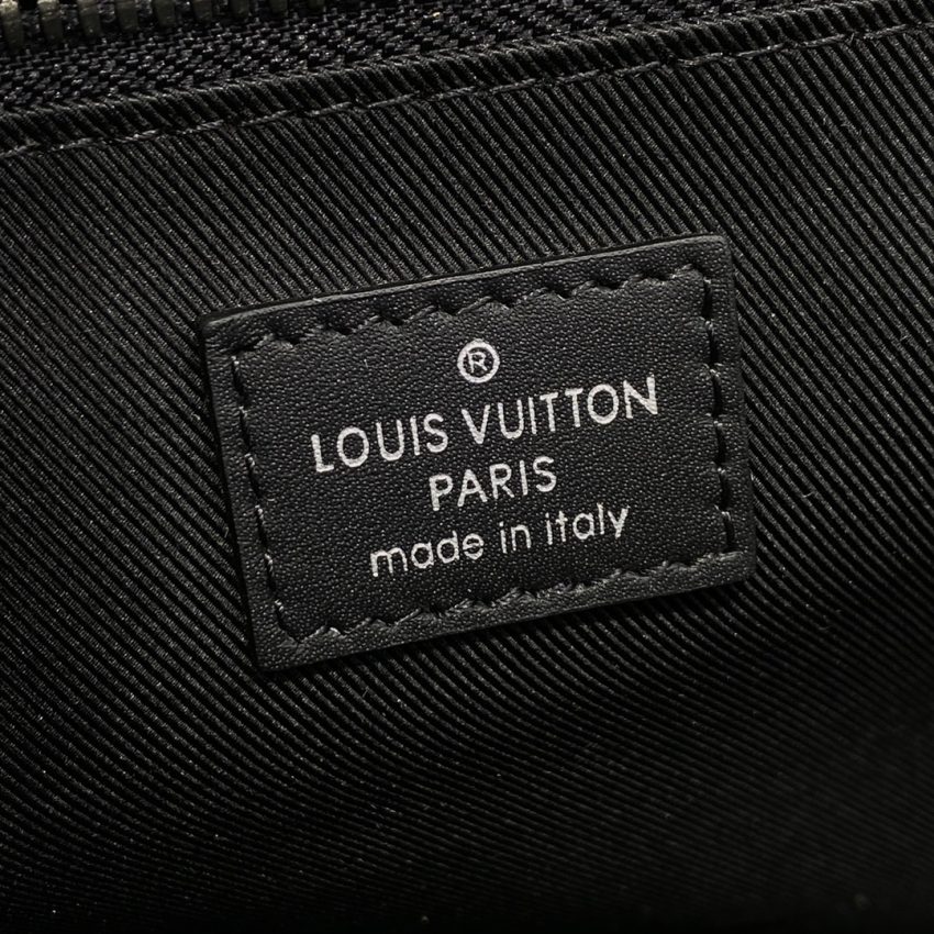Top Quality LV Sac Plat M Black - View 7