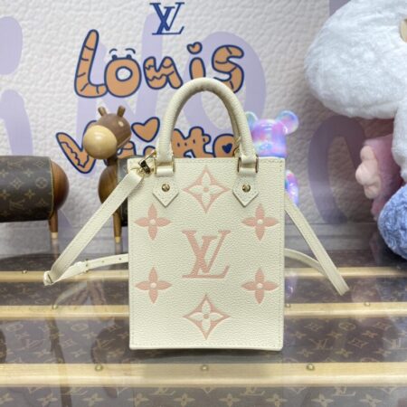 Top Quality LV Sac Plat Petit Pink