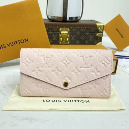 Top Quality LV Sarah Wallet Pink