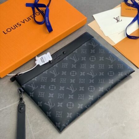 Top Quality LV To Go Pochette Black