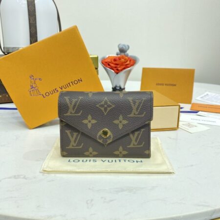 Top Quality LV Victorine Wallet Brown