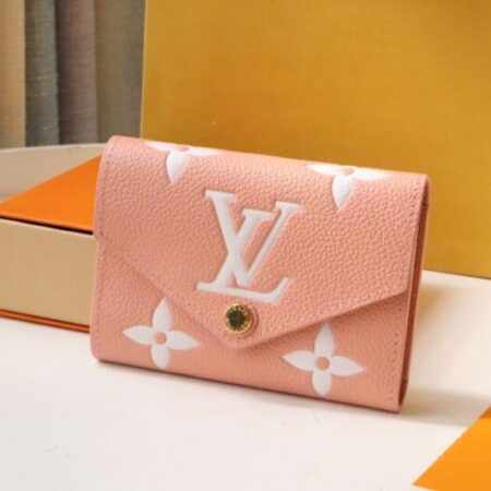 Top Quality LV Victorine Wallet Pink