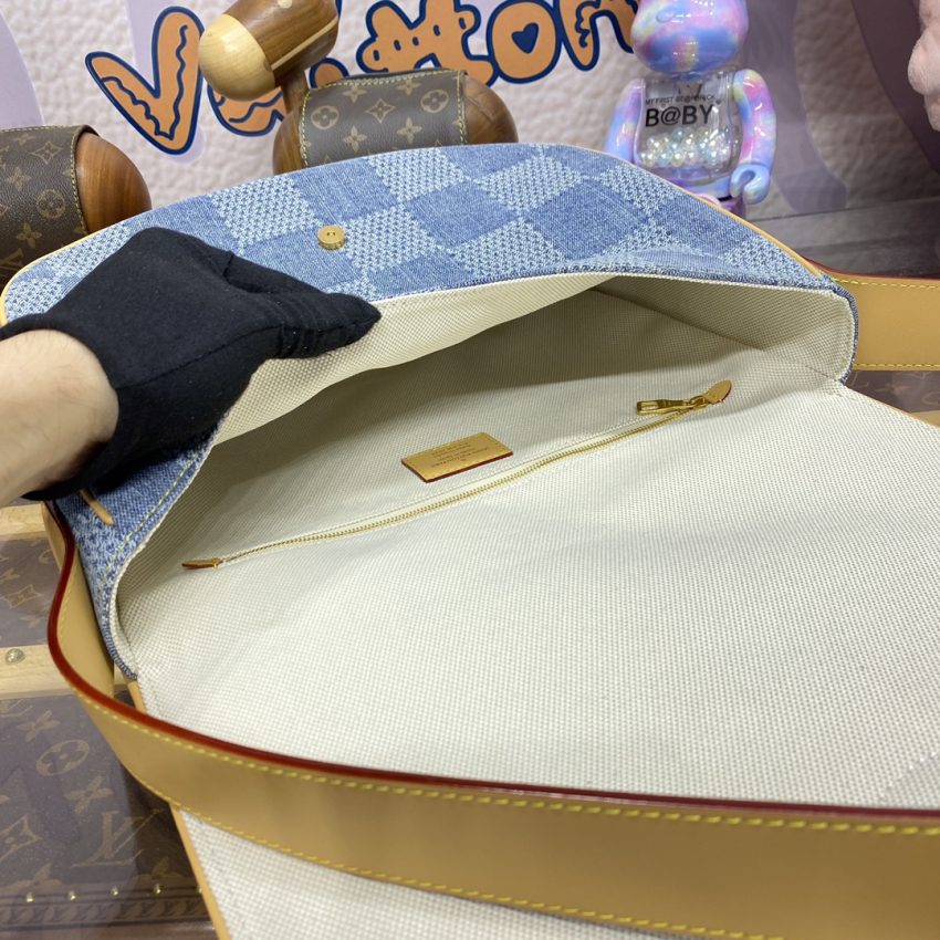 Top Quality LV Wearable Wallet Denim - View 3