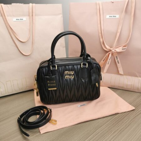 Top Quality Miu Miu Arcadie Medium Black