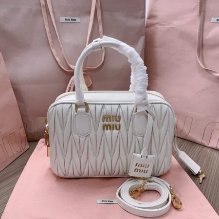 Top Quality Miu Miu Arcadie Medium White