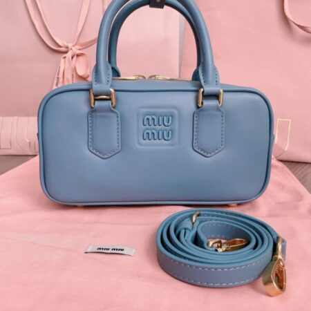 Top Quality Miu Miu Arcadie Small Full Blue