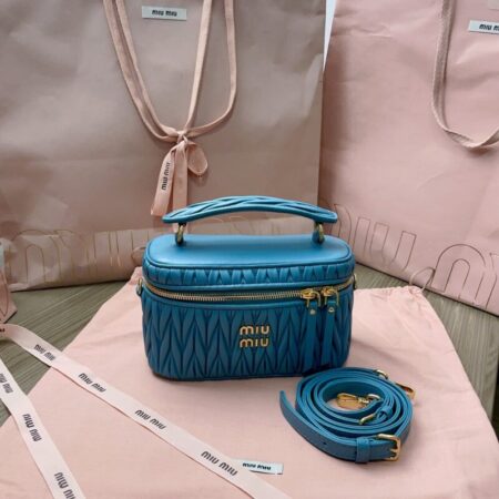 Top Quality Miu Miu Cosmetic Bag Blue
