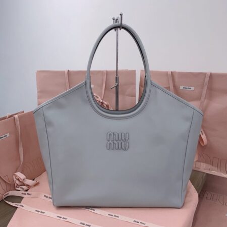 Top Quality Miu Miu Ivy Tote Grey