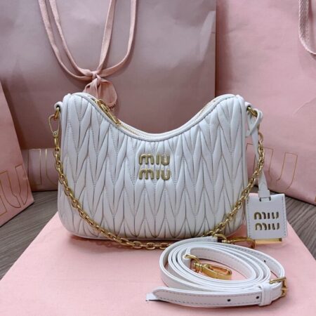 Top Quality Miu Miu Matelassé White