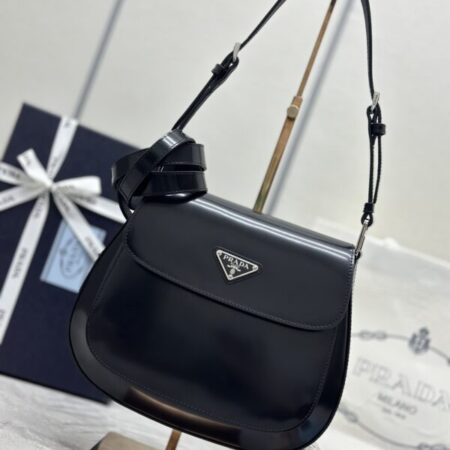 Top Quality Prada Cleo Black Bag With Flap