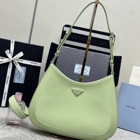 Top Quality Prada Cleo Brushed Green Bag