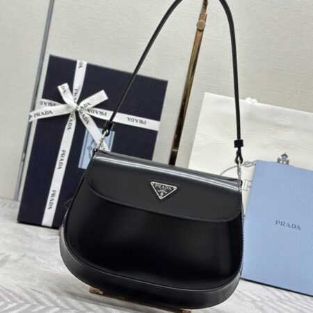 Top Quality Prada Cleo Small Black Flap
