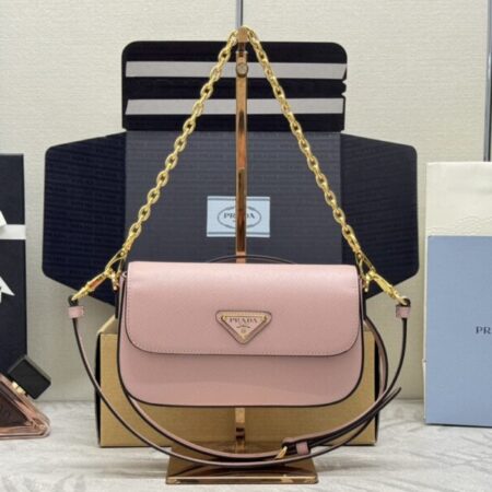 Top Quality Prada Mini Saffiano Pink