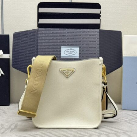 Top Quality Prada Saffiano Small Tote White