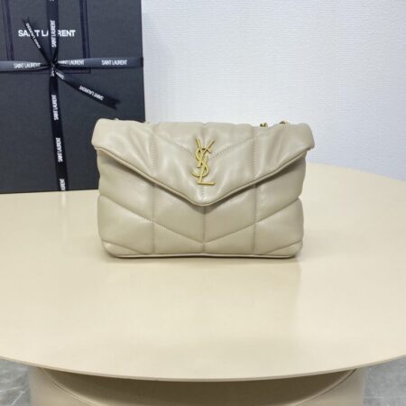 Top Quality YSL Loulou Apricot Puffer
